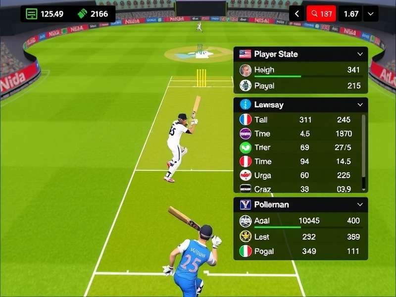 VR Cricket Supreme India gameplay screenshot